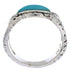 Turquoise Authentic Sterling Silver Jewelry Ring Size 8-3/4 WX34959